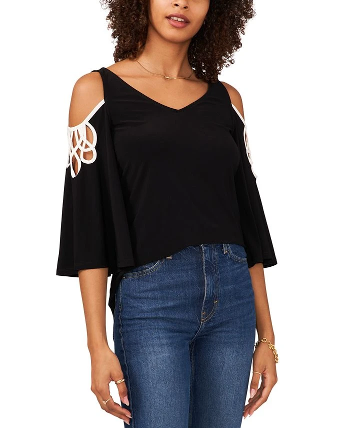 Vince Camuto Women's Cold-Shoulder Top 1 Vince Camuto Women's Cold-Shoulder Top
