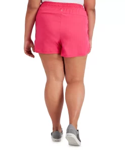 ID Ideology Plus Size Running Shorts, Created For Macy's 8 ID Ideology Plus Size Running Shorts, Created For Macy's -CeCe cloth-shop 21415630 fpx