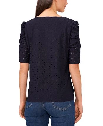 CeCe Women's Eyelet-Embroidered Top 2 CeCe Women's Eyelet-Embroidered Top - Image 2