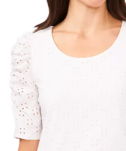 CeCe Women's Eyelet-Embroidered Top 8 CeCe Women's Eyelet-Embroidered Top -CeCe cloth-shop 21430637 fpx