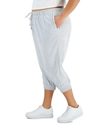 ID Ideology Performance Plus Size Cropped Jogger Pants, Created For Macy's 2 ID Ideology Performance Plus Size Cropped Jogger Pants, Created For Macy's - Image 2