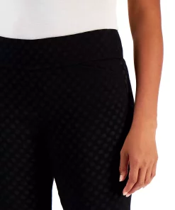 Charter Club Women's Embossed Dot Pull-On Skinny Pants, Created For Macy's -CeCe cloth-shop 21597330 fpx