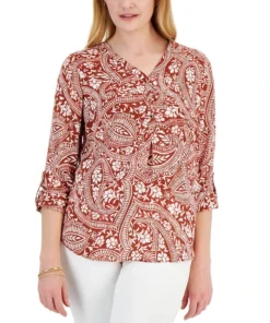 JM Collection Women's Vacation Top, Created For Macy's