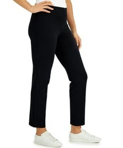 JM Collection Women's Ponté Knit Pull-On Pants, Created For Macy's -CeCe cloth-shop 21721468 fpx