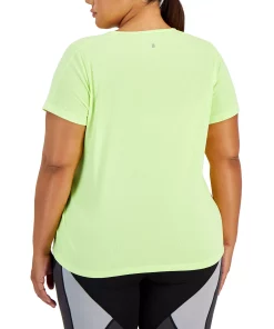 ID Ideology Plus Size Birdseye Mesh T-Shirt, Created For Macy's -CeCe cloth-shop 21731681 fpx