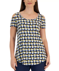 JM Collection Women's Rounded Moda Top, Created For Macy's -CeCe cloth-shop 21854275 fpx