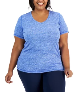 ID Ideology Plus Size Rapidry V-Neck Performance T-Shirt, Created For Macy's