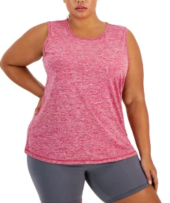 ID Ideology Plus Size Keyhole-Back Tank Top, Created For Macy's 16 ID Ideology Plus Size Keyhole-Back Tank Top, Created For Macy's -CeCe cloth-shop 21856078 fpx