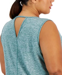 ID Ideology Plus Size Keyhole-Back Tank Top, Created For Macy's 13 ID Ideology Plus Size Keyhole-Back Tank Top, Created For Macy's -CeCe cloth-shop 21856086 fpx