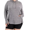 ID Ideology Plus Size Knit Hoodie, Created For Macy's