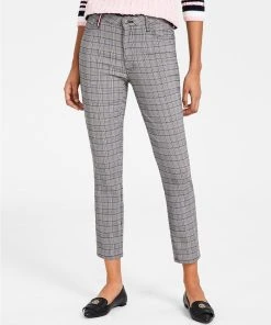 Tommy Hilfiger Women's Printed Skinny Ankle Pants