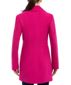 Anne Klein Women's Double-Breasted Peacoat, Created For Macy's -CeCe cloth-shop 21908363 fpx