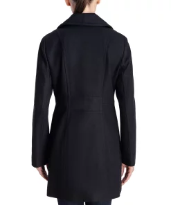 Anne Klein Women's Double-Breasted Peacoat, Created For Macy's -CeCe cloth-shop 21908373 fpx