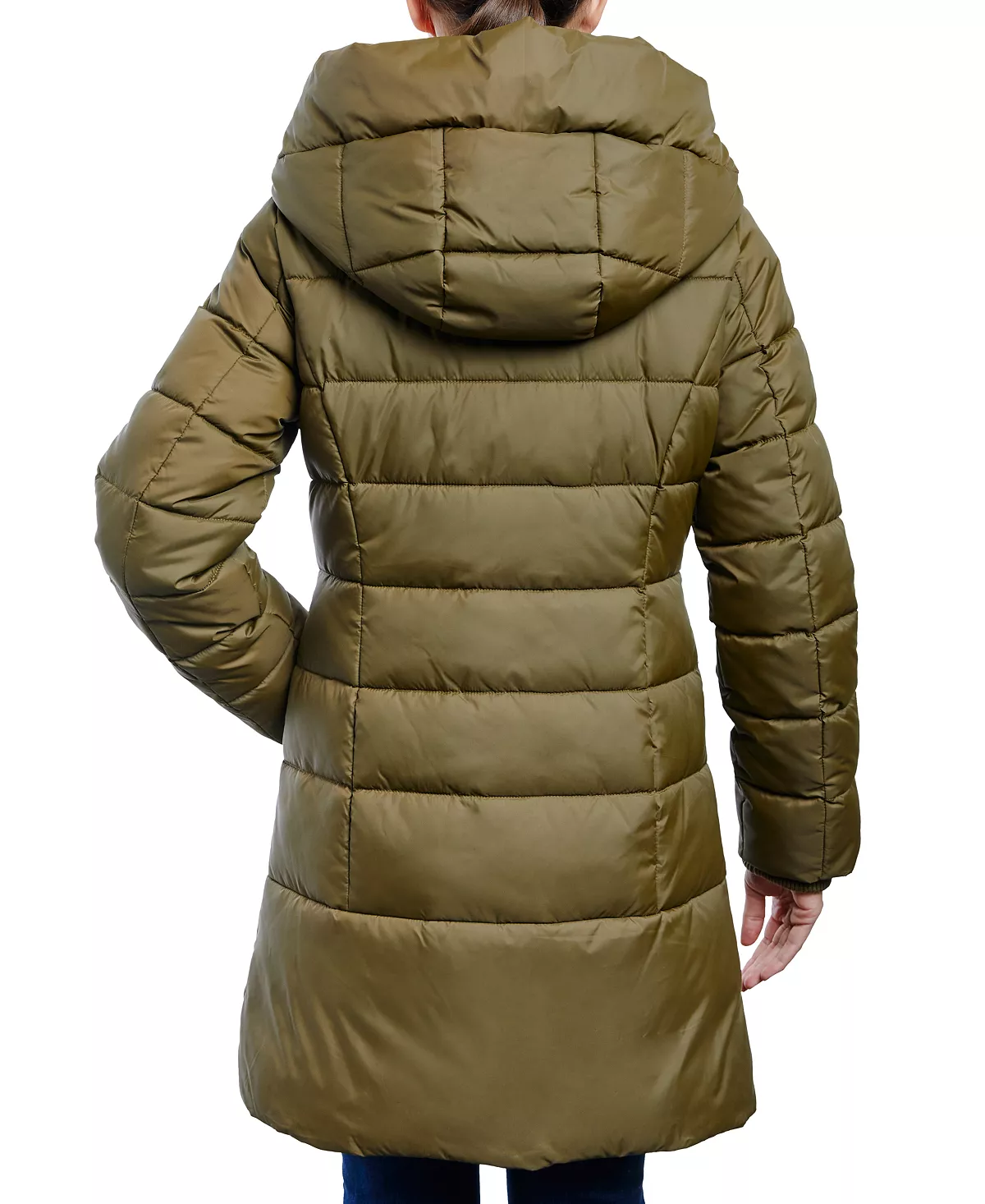 Anne Klein Women's Hooded Puffer Coat 4 Anne Klein Women's Hooded Puffer Coat - Image 4