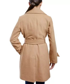 Anne Klein Women's Belted Peacoat, Created For Macy's -CeCe cloth-shop 21908684 fpx
