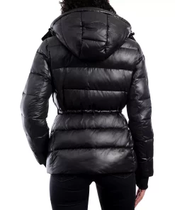 Michael Kors Women's Hooded Metallic Puffer Coat 8 Michael Kors Women's Hooded Metallic Puffer Coat -CeCe cloth-shop 21912226 fpx