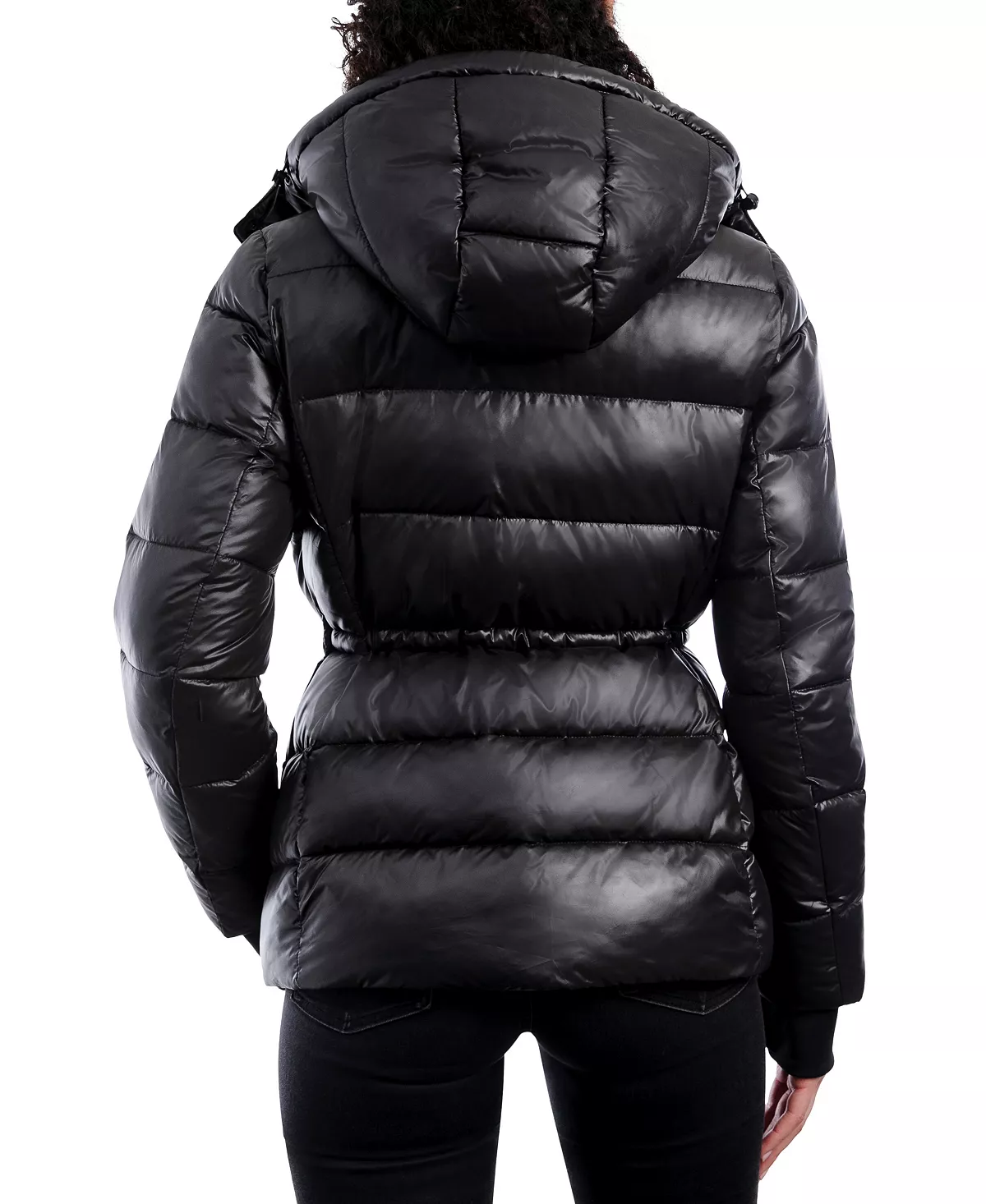 Michael Kors Women's Hooded Metallic Puffer Coat 4 Michael Kors Women's Hooded Metallic Puffer Coat - Image 4