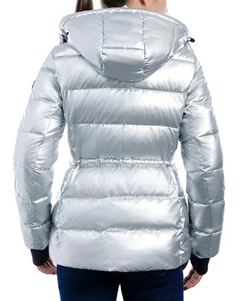 Michael Kors Women's Hooded Metallic Puffer Coat 2 Michael Kors Women's Hooded Metallic Puffer Coat - Image 2