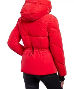 Michael Kors Women's Shine Hooded Puffer Coat -CeCe cloth-shop 21912346 fpx