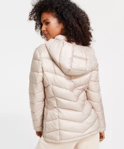 Charter Club Women's Packable Hooded Puffer Coat, Created For Macy's 14 Charter Club Women's Packable Hooded Puffer Coat, Created For Macy's -CeCe cloth-shop 21913631 fpx