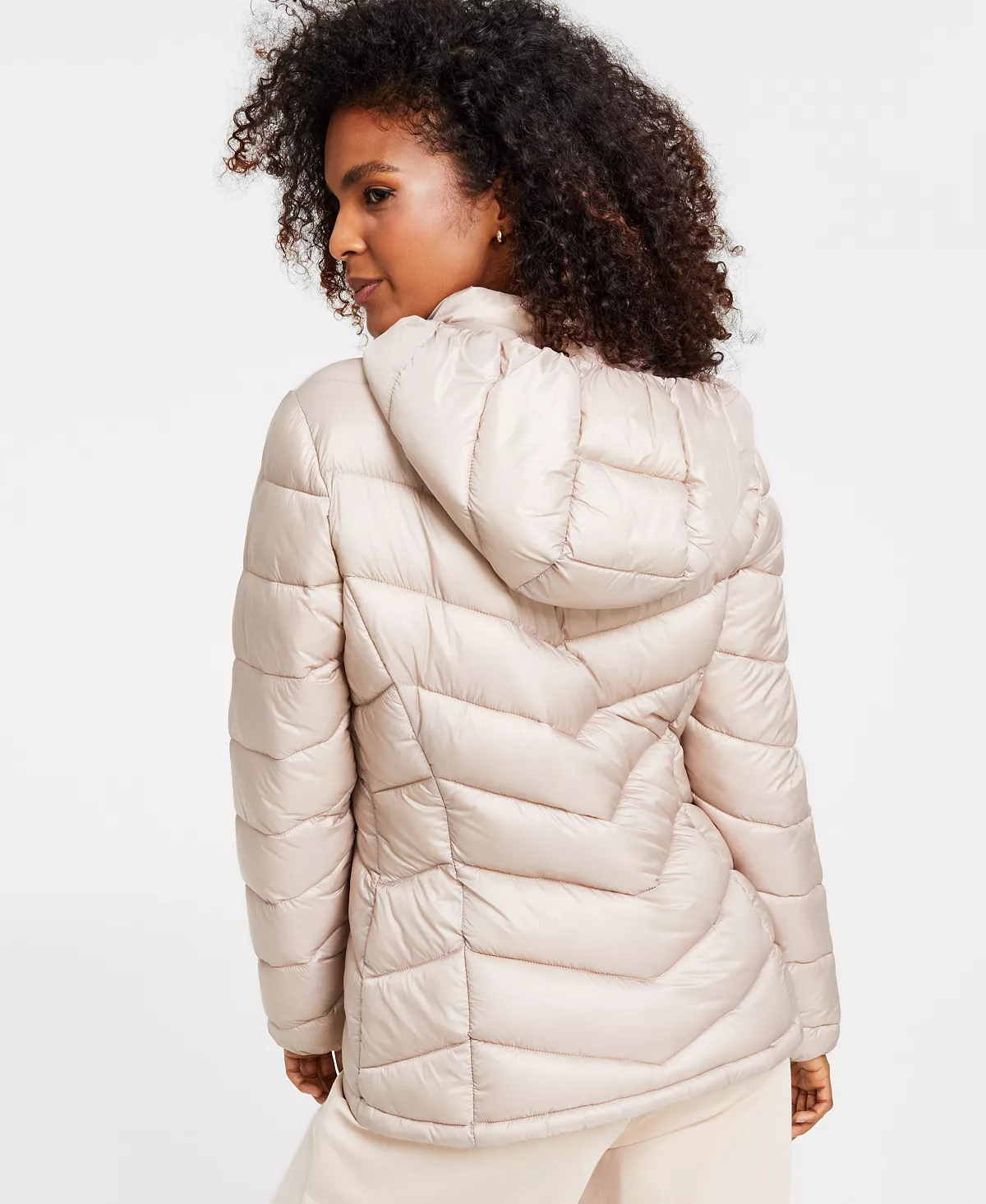 Charter Club Women's Packable Hooded Puffer Coat, Created For Macy's 4 Charter Club Women's Packable Hooded Puffer Coat, Created For Macy's - Image 4