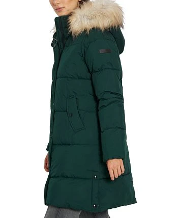 Sam Edelman Women's Faux-Fur-Trim Hooded Puffer Coat 3 Sam Edelman Women's Faux-Fur-Trim Hooded Puffer Coat - Image 3