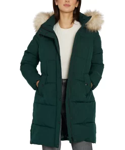 Sam Edelman Women's Faux-Fur-Trim Hooded Puffer Coat 10 Sam Edelman Women's Faux-Fur-Trim Hooded Puffer Coat -CeCe cloth-shop 21915291 fpx