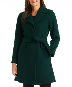 Kate Spade New York Women's Belted Coat, Created For Macy's -CeCe cloth-shop 21916534 fpx