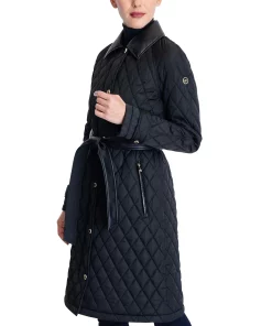 Michael Kors Women's Quilted Belted Coat -CeCe cloth-shop 21959160 fpx