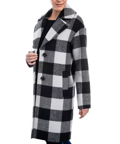 Michael Kors Women's Plaid Drop-Shoulder Coat -CeCe cloth-shop 21959164 fpx