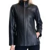 Michael Kors Women's Leather Coat, Created For Macy's
