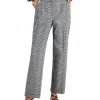 Bar III Women's Pleated Plaid Wide-Leg Pants, Created For Macy's