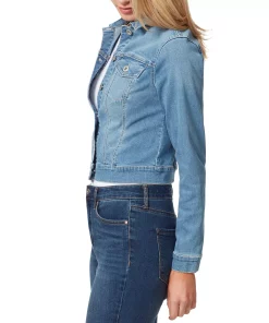 Jessica Simpson Women's Pixie Denim Jacket -CeCe cloth-shop 22016643 fpx