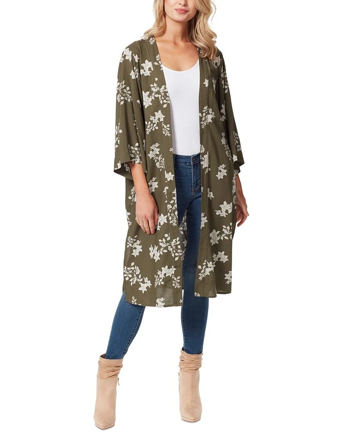 Jessica Simpson Women's Tina Printed Open-Front Duster 1 Jessica Simpson Women's Tina Printed Open-Front Duster