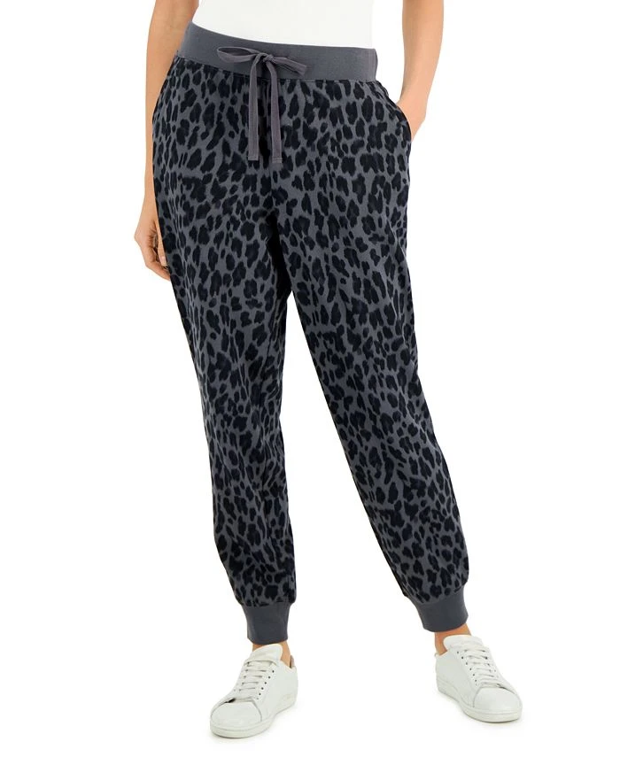 Style & Co Women's Fleece Joggers, Created For Macy's 1 Style & Co Women's Fleece Joggers, Created For Macy's