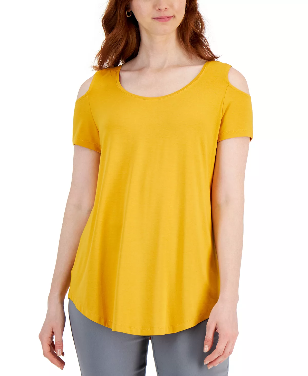 JM Collection D-Shoulder Top, Created For Macy's 6 JM Collection D-Shoulder Top, Created For Macy's - Image 6