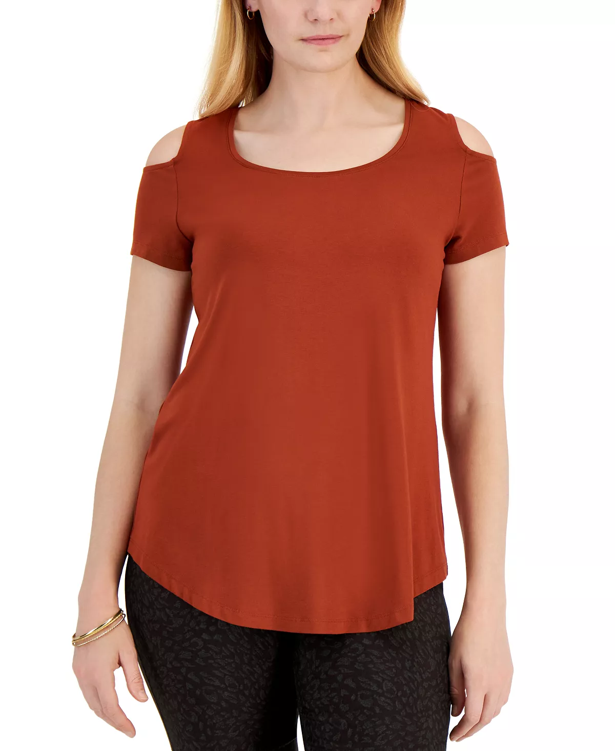 JM Collection D-Shoulder Top, Created For Macy's 4 JM Collection D-Shoulder Top, Created For Macy's - Image 4