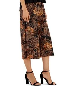 Connected Women's Contrast Printed Cropped Jumpsuit 8 Connected Women's Contrast Printed Cropped Jumpsuit -CeCe cloth-shop 22102977 fpx