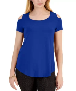 JM Collection D-Shoulder Top, Created For Macy's 11 JM Collection D-Shoulder Top, Created For Macy's -CeCe cloth-shop 22113827 fpx