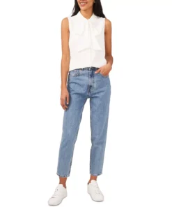 CeCe Women's Sleeveless Button-Front Top -CeCe cloth-shop 22156353 fpx