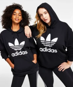 ADIDAS Women's Adicolor Trefoil Sweatshirt Hoodie, XS-4X