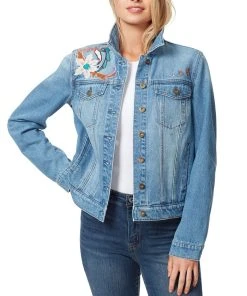 Jessica Simpson Women's Cotton Reagan Relaxed Denim Jacket