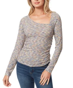 Jessica Simpson Women's Perry Ruched Bodycon Top