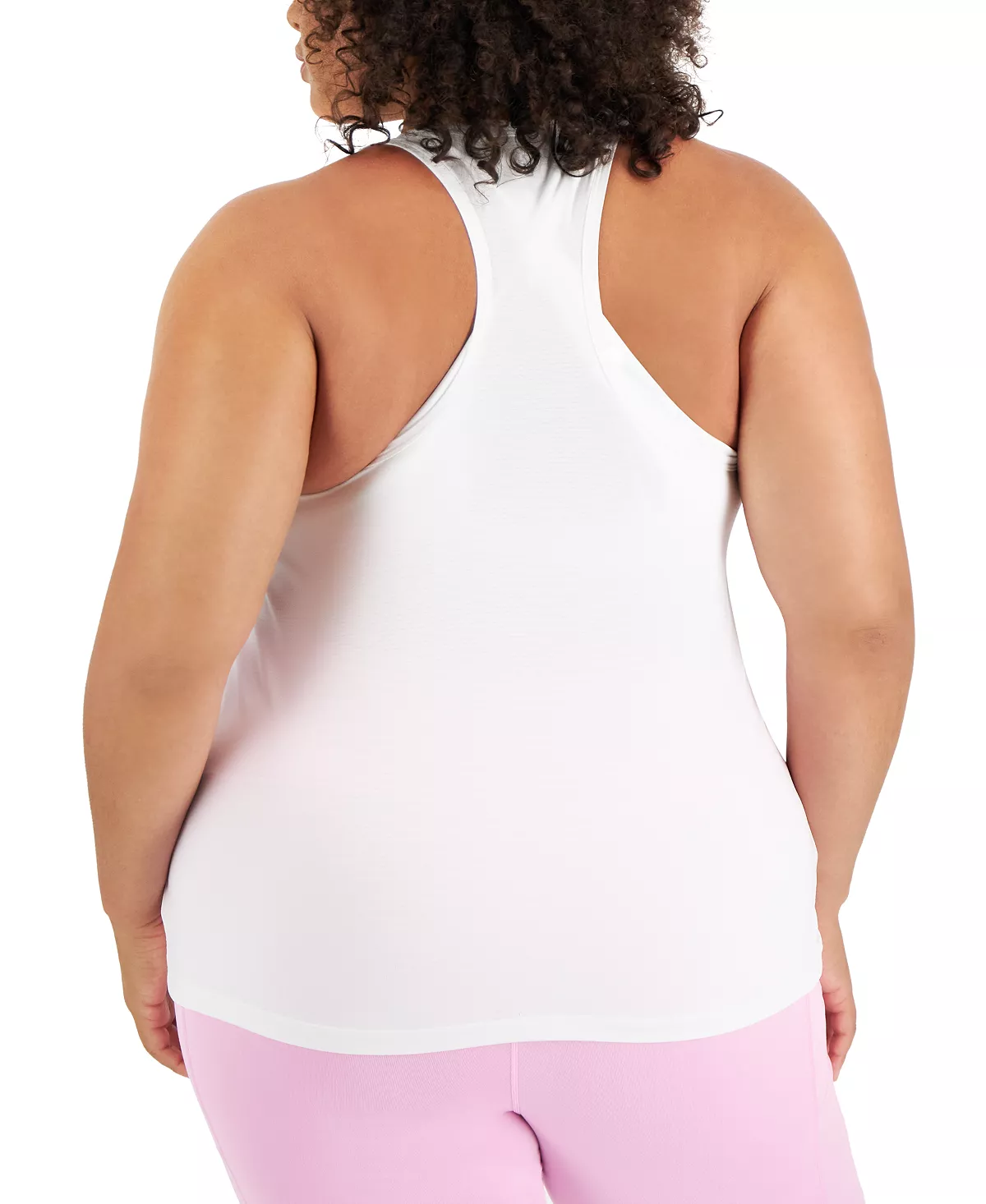 ID Ideology Plus Size Textured Tank Top, Created For Macy's 5 ID Ideology Plus Size Textured Tank Top, Created For Macy's - Image 5