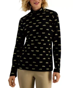 Karen Scott Women's Holiday Mock-Neck Top, Created For Macy's 8 Karen Scott Women's Holiday Mock-Neck Top, Created For Macy's -CeCe cloth-shop 22223942 fpx