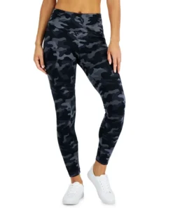 Style & Co Women's Camo-Print High Rise Leggings, Created For Macy's