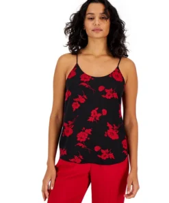 Bar III Women's Floral-Print Camisole, Created For Macy's