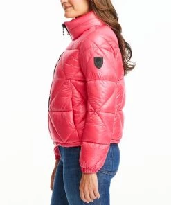 Vince Camuto Women's Shine Hooded Cropped Puffer Coat 12 Vince Camuto Women's Shine Hooded Cropped Puffer Coat -CeCe cloth-shop 22337284 fpx