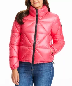 Vince Camuto Women's Shine Hooded Cropped Puffer Coat 13 Vince Camuto Women's Shine Hooded Cropped Puffer Coat -CeCe cloth-shop 22337285 fpx