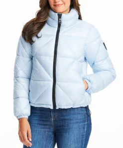 Vince Camuto Women's Shine Hooded Cropped Puffer Coat 15 Vince Camuto Women's Shine Hooded Cropped Puffer Coat -CeCe cloth-shop 22337290 fpx